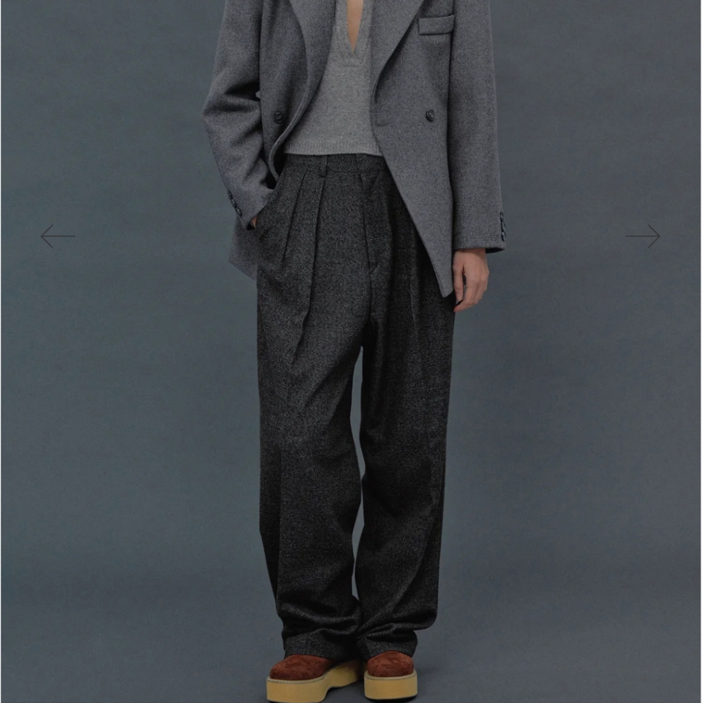 Nwt Source Unknown Double-Pleated Trousers